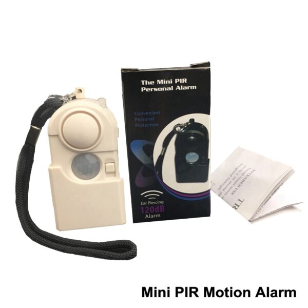 2Pcs Travel Personal Alarm with Alarm Vibration Sensor Infrared PIR Motion Sensor for Camping, Self Defense, and Anti-Theft Protection - Image 5