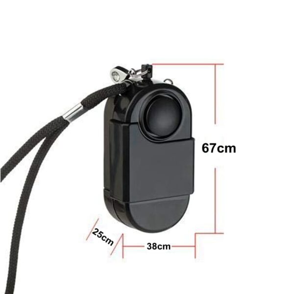 2Pcs Travel Personal Alarm with Alarm Vibration Sensor Infrared PIR Motion Sensor for Camping, Self Defense, and Anti-Theft Protection - Image 2