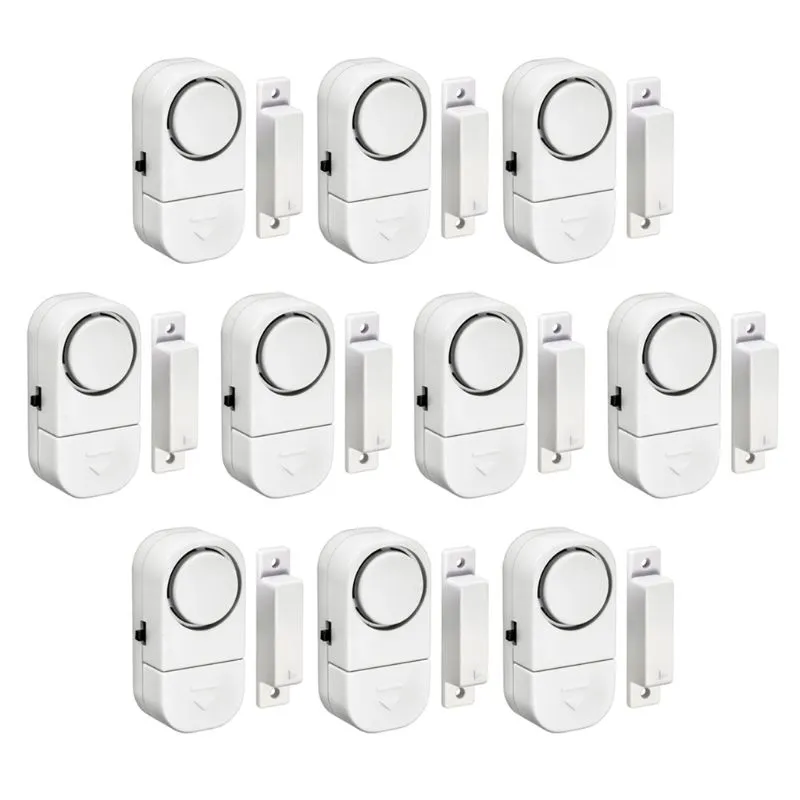 Door And Window Sensor Wireless Magnetic Sensor Security Alarm System for Doors and Windows