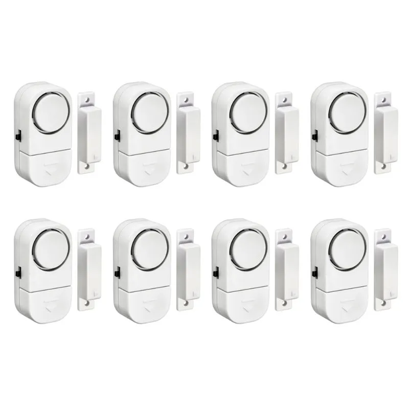 Door And Window Sensor Wireless Magnetic Sensor Security Alarm System for Doors and Windows