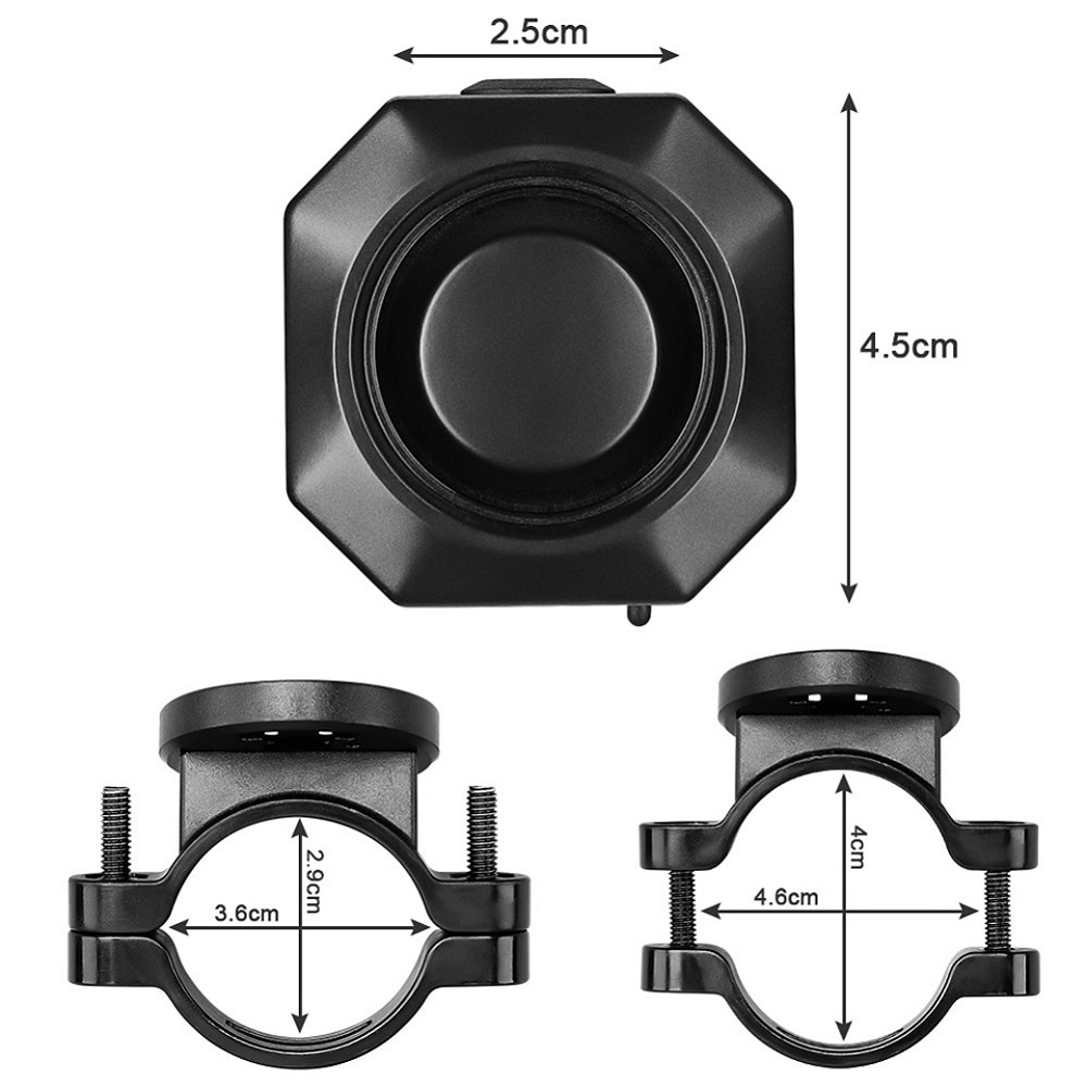 Bike Alarm Wireless Waterproof Security System for Bicycles, Motorcycles, Scooters - Anti-Theft Protection with Vibration Detection