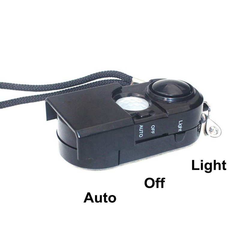 2Pcs Travel Personal Alarm with Alarm Vibration Sensor Infrared PIR Motion Sensor for Camping, Self Defense, and Anti-Theft Protection