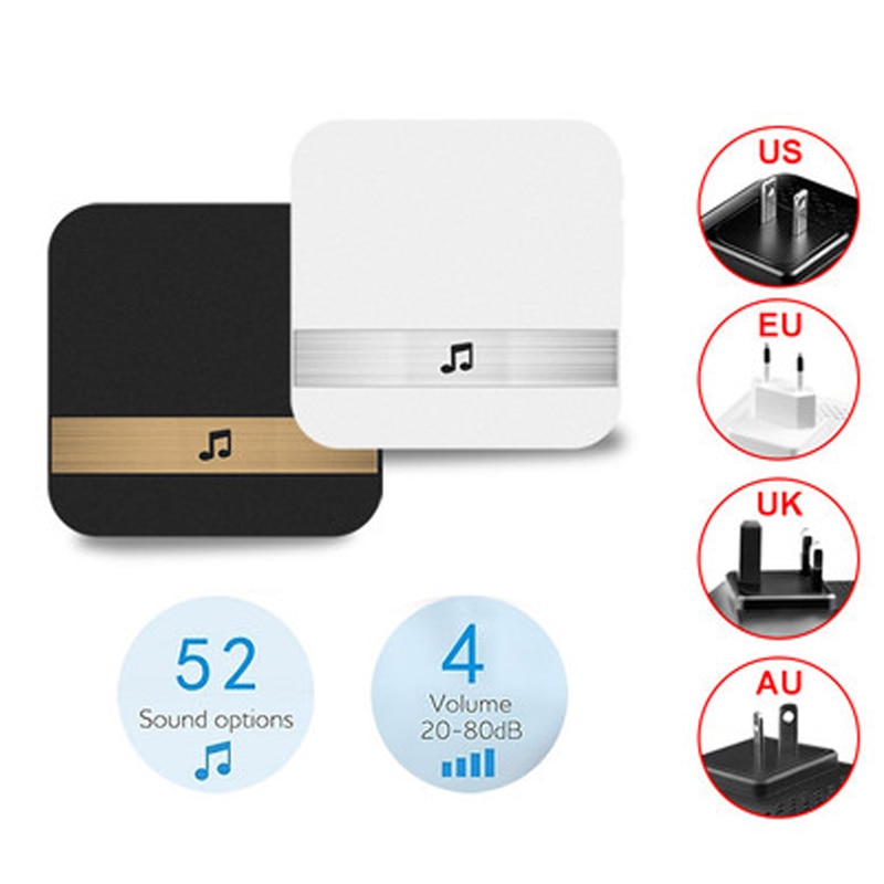 Wireless Smart Home Pager Doorbell with Emergency SOS Button and Remote Lanyard Nurse Alert System