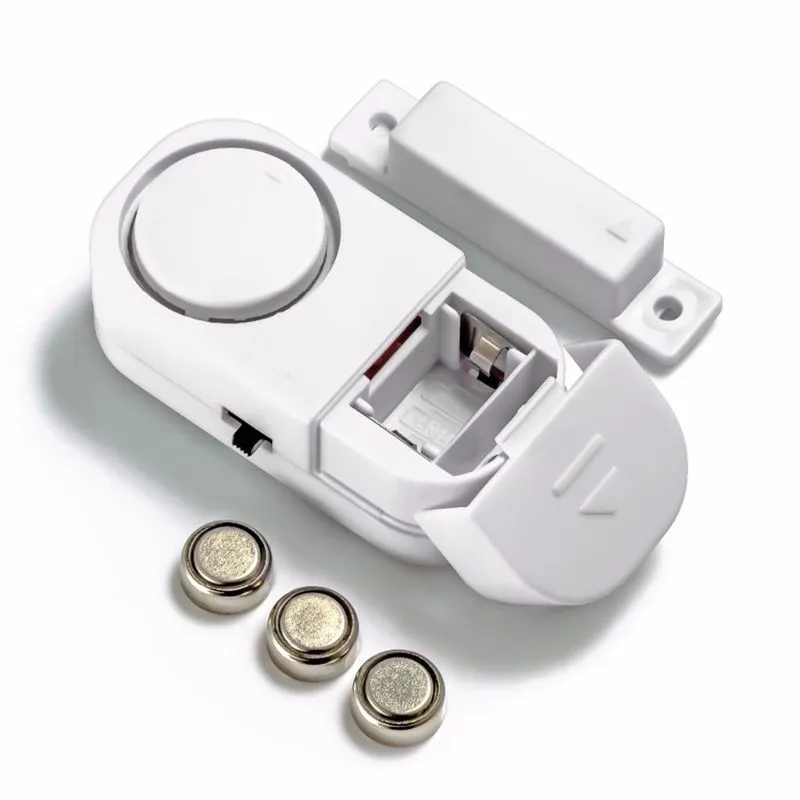 Door And Window Sensor Wireless Magnetic Sensor Security Alarm System for Doors and Windows