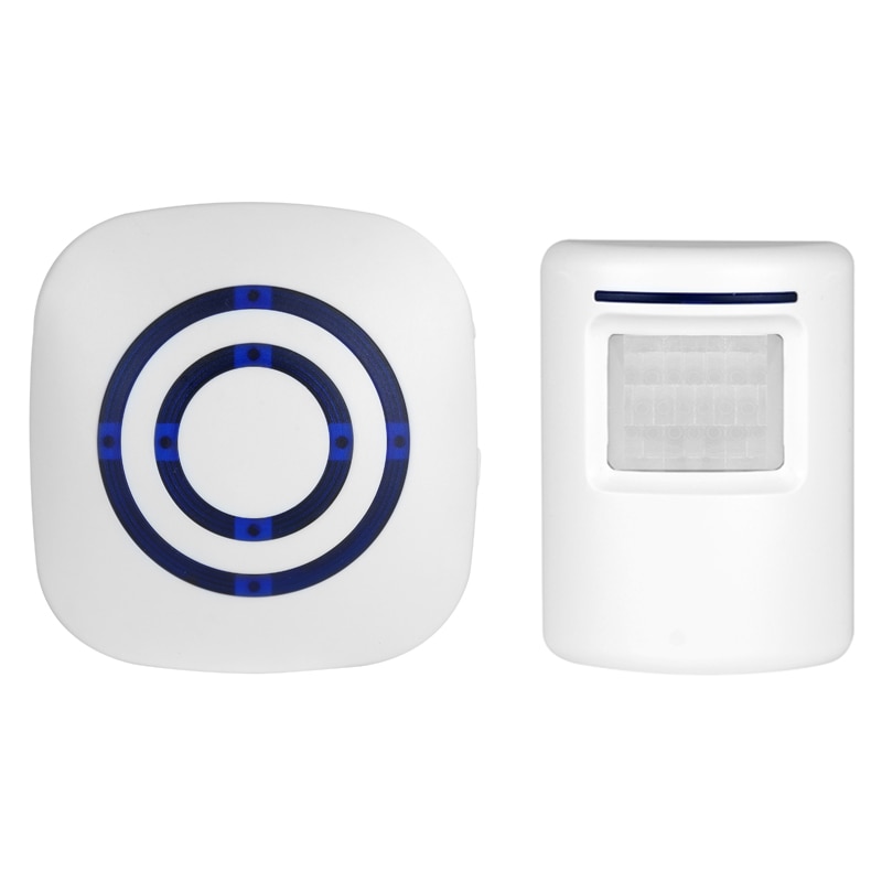 Wireless Driveway Alert System with Alarm Vibration Sensor Motion Sensor for Home Security and Smart Doorbell Receiver