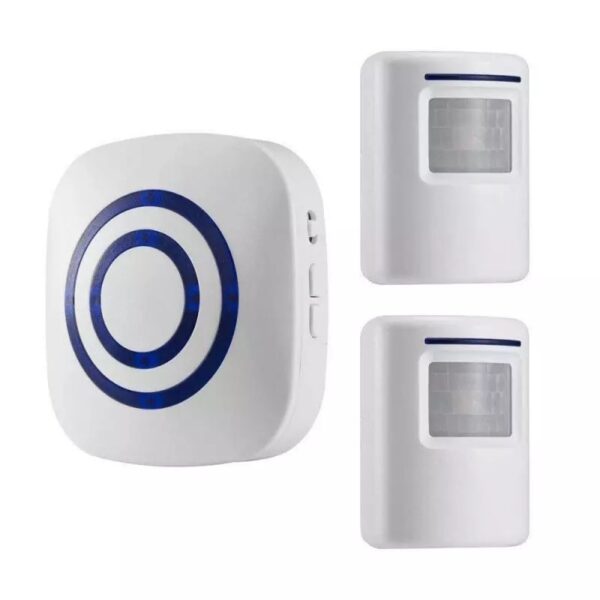Wireless Driveway Alert System with Alarm Vibration Sensor Motion Sensor for Home Security and Smart Doorbell Receiver - Image 3