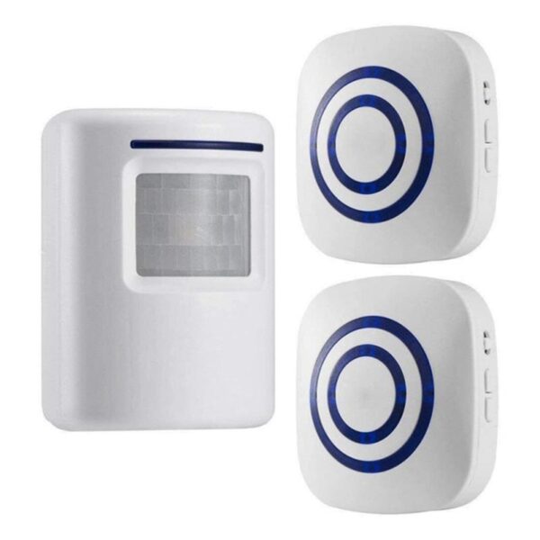 Wireless Driveway Alert System with Alarm Vibration Sensor Motion Sensor for Home Security and Smart Doorbell Receiver