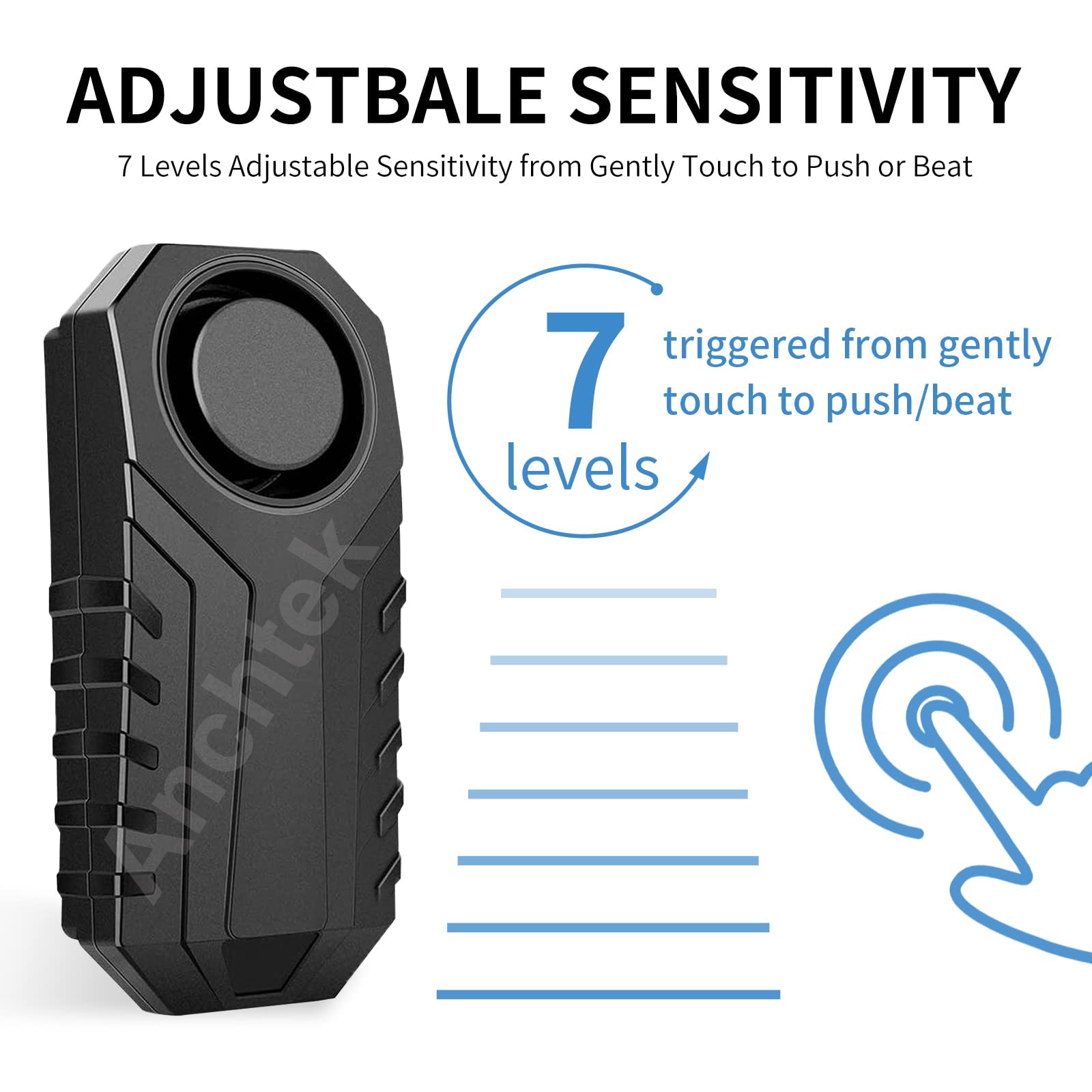 Bike Alarm Waterproof Wireless Remote Control Bicycle Security Alarm - 113dB Anti-Theft Protection for Motorcycles and Electric Cars